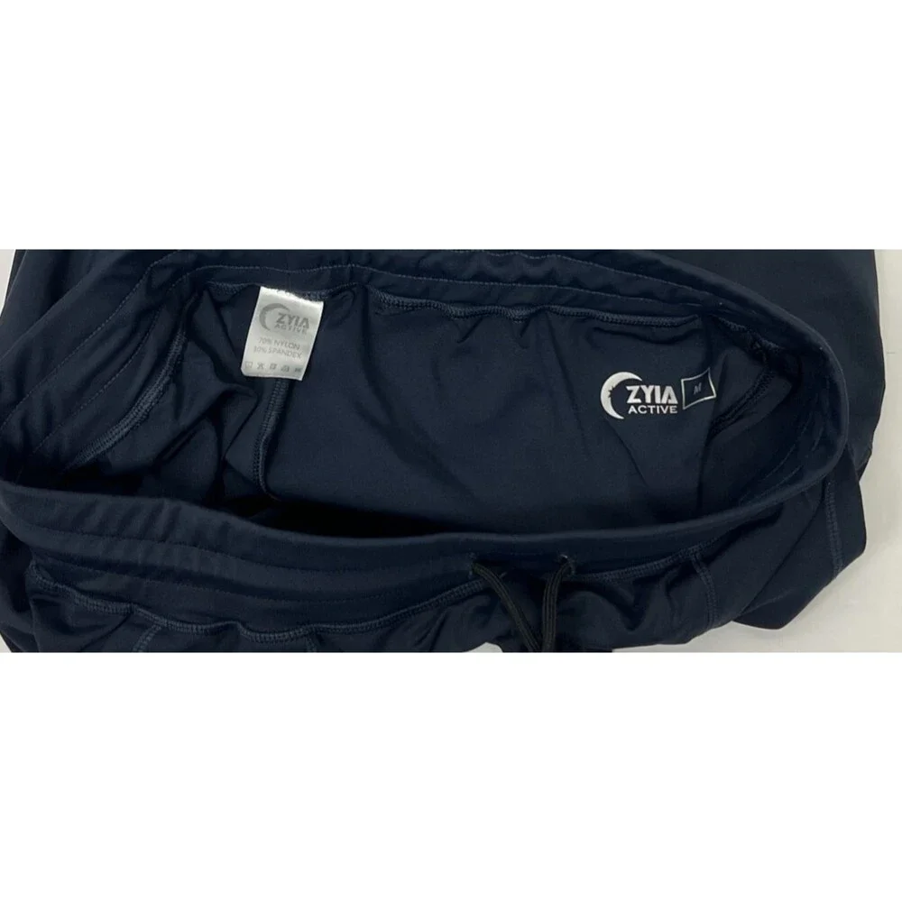 Zyia Zipper Joggers Medium Navy - Picture 2 of 8